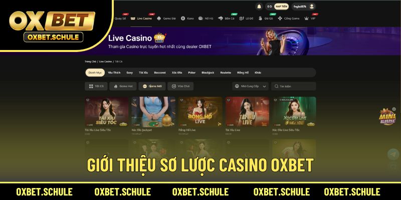 Khái quát chung về casino OXBET