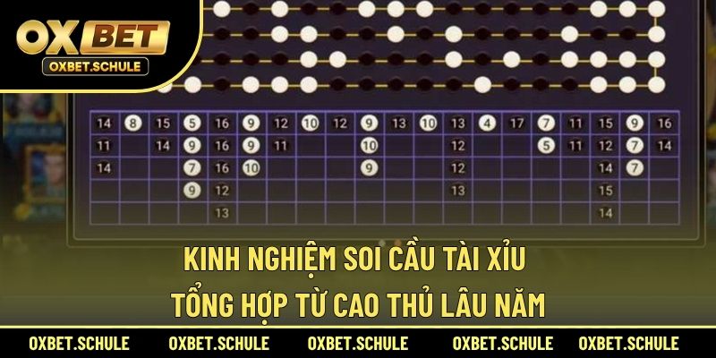 kinh nghiệm soi cầu tài xỉu