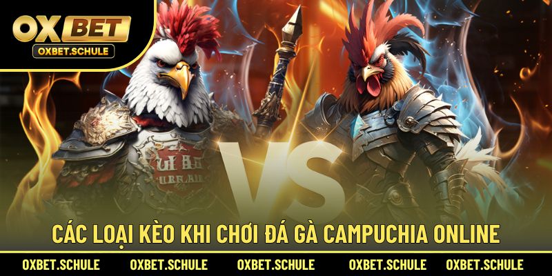 Các loại kèo phổ biến khi chơi đá gà Campuchia