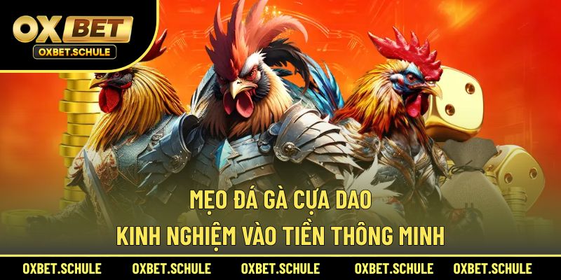 mẹo đá gà cựa dao