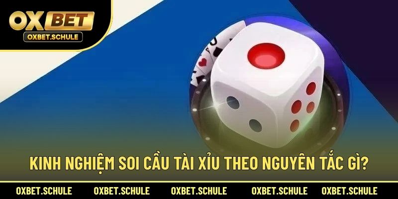 Kinh Nghiệm Soi Cầu Tài Xỉu Theo Nguyên Tắc Gì?