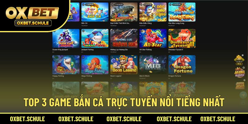 Bật mí 3 game săn cá online hot nhất 2025